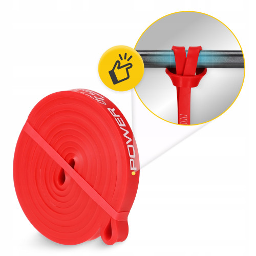 Резинка для фитнеса  4FIZJO Power Band 13 мм 6-10 кг Red - фото №6